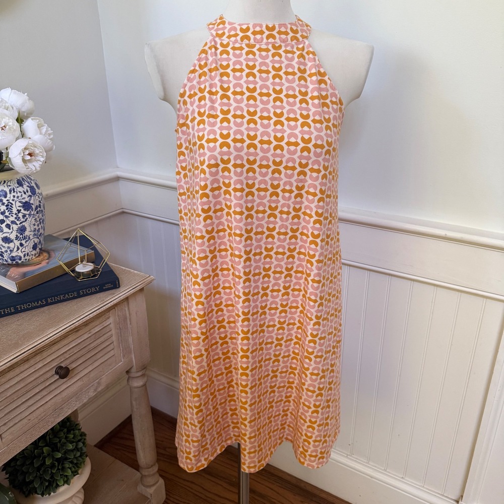 Spartina 449 Gabbi Halter Dress Ollie Geo Small Geometric Shift